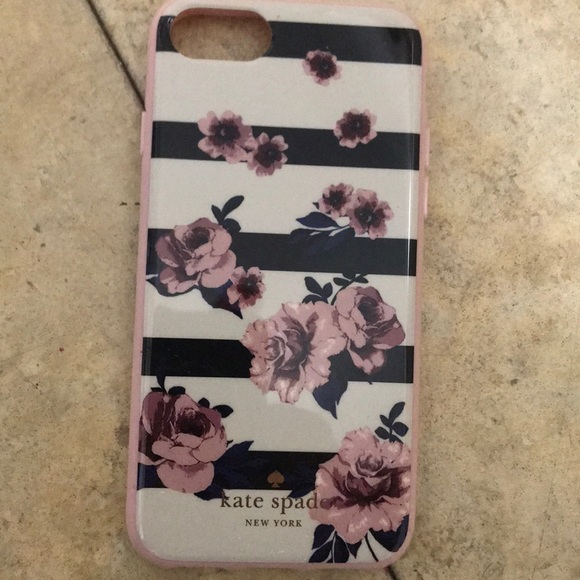 kate spade does pink floral iphone 7/8 case - Picture 1 of 2